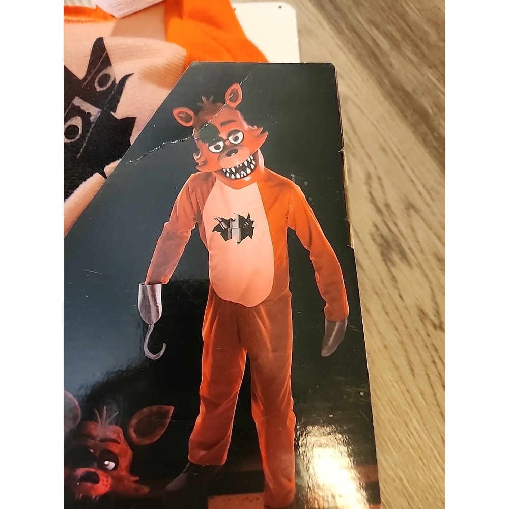 Rubie's Five Nights at Freddys FOXY Halloween Costume Kid Boy S 6/7  Cosplay New